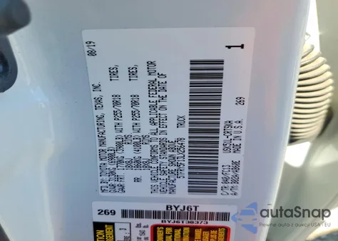 2020 Toyota Tundra Sr5 z USA, uszkodzony, nr VIN 5TFRY5F13LX256478